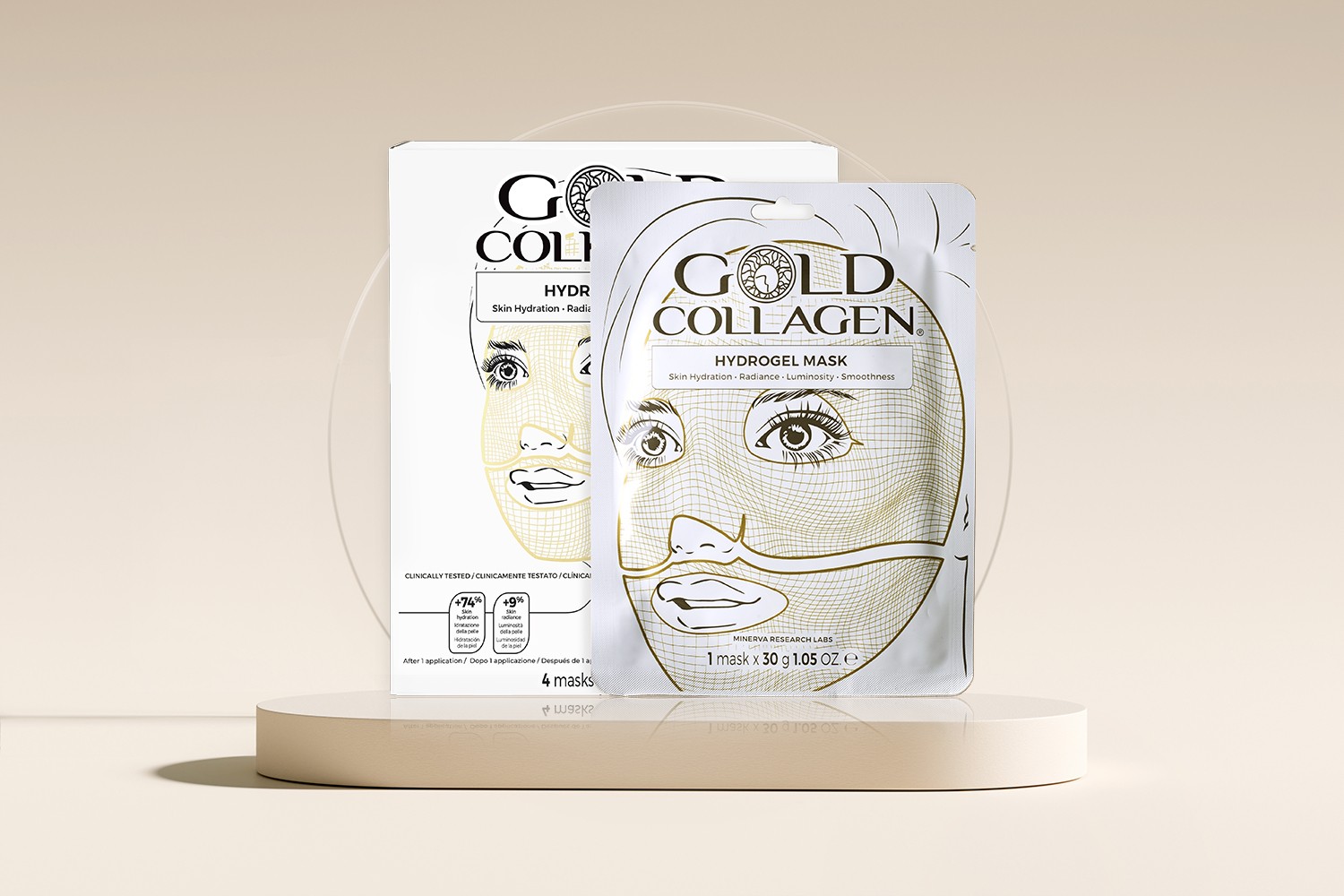 Set 4 hidrogelnih mask